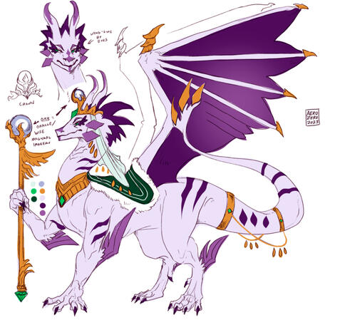 Dragon Queen design (Concept Art)