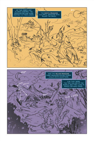 Song of Atlas - Comic Pencils Commission - Prologue page 3
