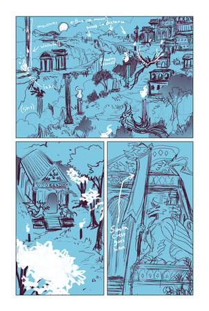 Song of Atlas - Comic Pencils Commission - Page 1