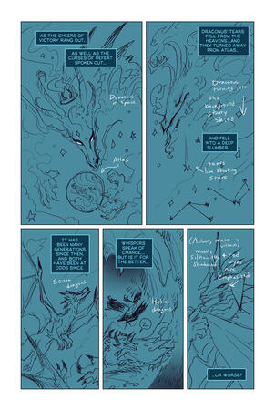 Song of Atlas - Comic Pencils Commission - Prologue page 8