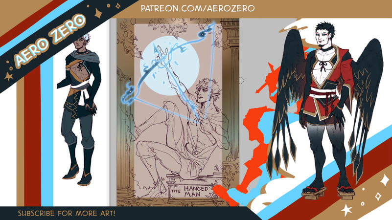 Aero's streaming setup screenshot ft. Arka animated avatar