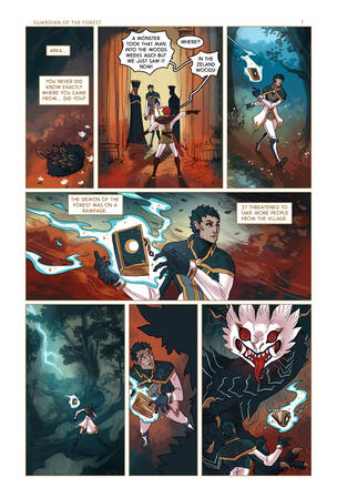 Skyset Knights: Guardian of the Forest page 1