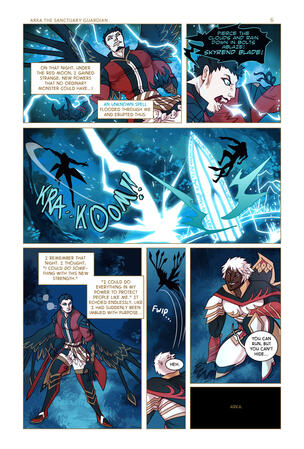 Skyset Knights: Arka the Sanctuary Guardian page 6