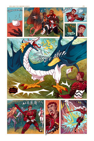 Skyset Knights comic example page 25